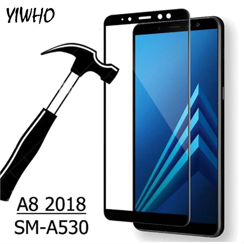 

Tempered Glass For Samsung A8 2018 Screen Protector On For Samsung Galaxy A8 Plus Sansung Sumsung A8Plus A 8 8A Protective Film