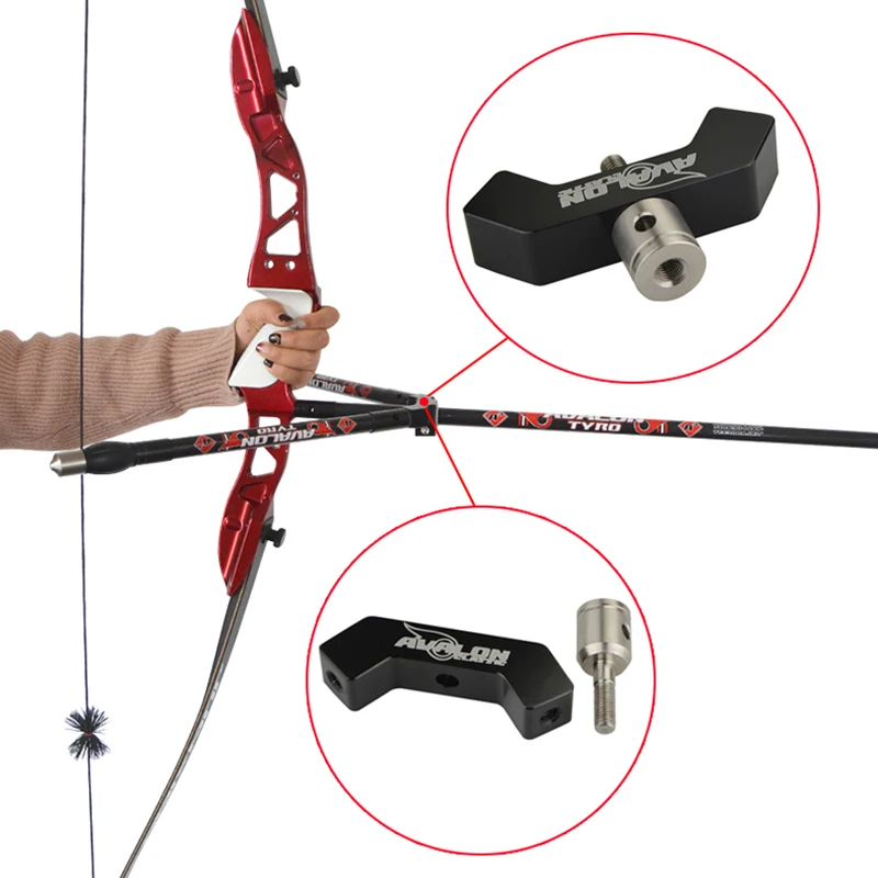 Archery Bow Connector Bolt Stabilizer Balance Rod V Bar Compound Recurve Bow 