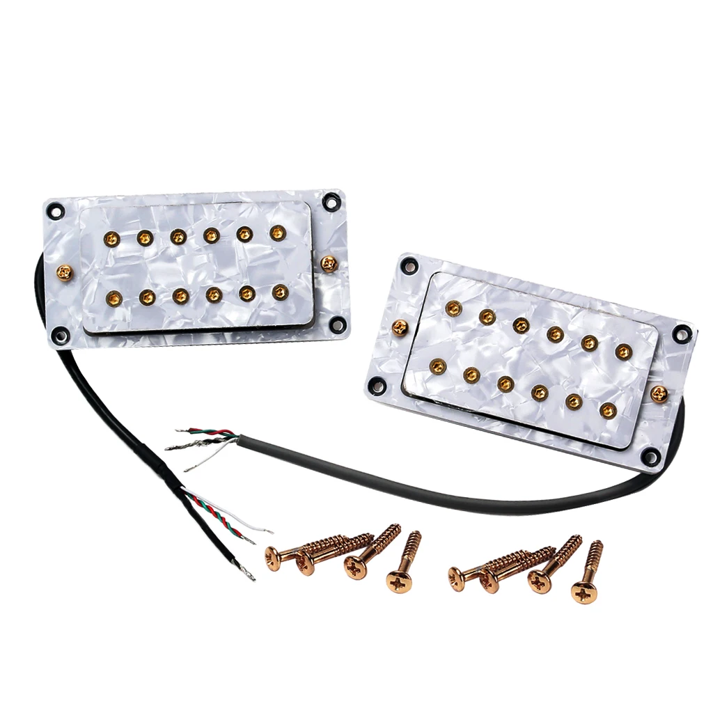 Electric Guitar Humbucker Neck Bridge Pickup Mounting Screws Wrench Kit 50/52mm