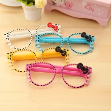 1 шт. мультяшный котенок Кот лук очки шариковая ручка Kawaii шариковые ручки Офисные письменные принадлежности Escolar Papelaria