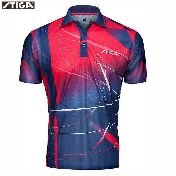 STIGA Table Tennis Shirt Sport Jerseys Badminton Jersey Mujer Hombre ...