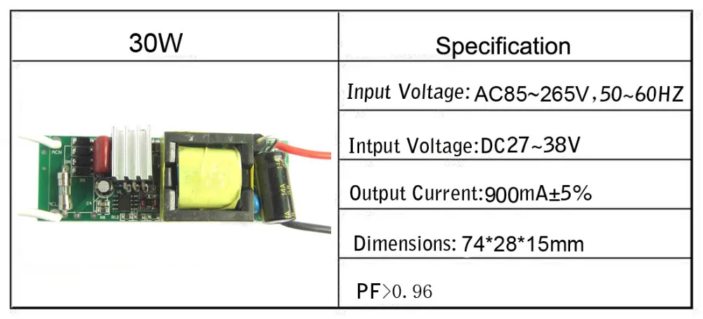 1 шт. 10 Вт 20 Вт 30 Вт 50 Вт 100 Вт полный спектр 400~ 840nm SMD светодиодный светильник для роста+ не водонепроницаемый 10 Вт 20 Вт 30 Вт 50 Вт 100 Вт AC 85-265 в светодиодный драйвер