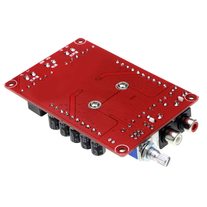 TDA7498 placa amplificador de potencia Digital 100 W + 100 W amplificador de Audio estéreo de doble canal Clase D para altavoz DC 15-34 V E4-001