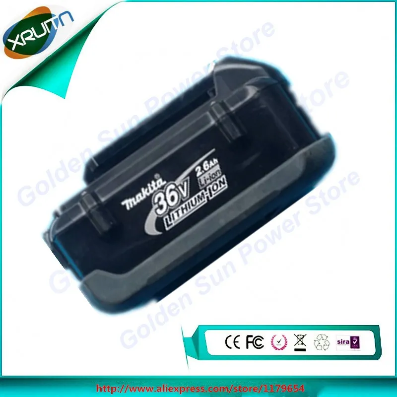 Бесплатная доставка оригинальный б/у 36В 2. 6Ah/2600mah литий-ионный для makita Makita BL3626 194874-0