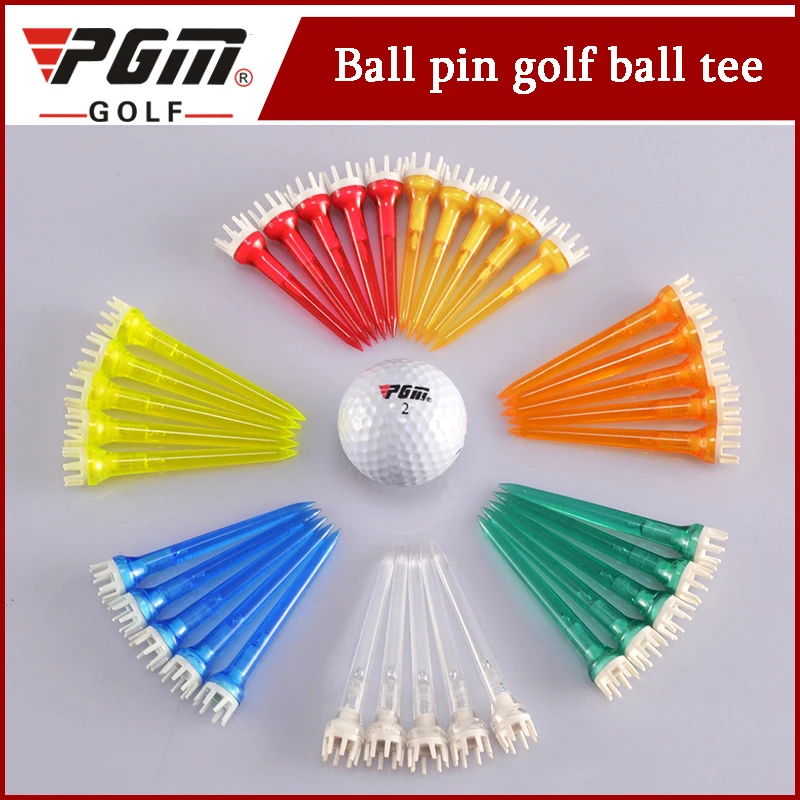 20pcs/pack PGM Golf Tees Golf Ball Holder Plastic Step Down Accessoris