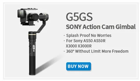 Feiyu WG носимых Gimbal 3 оси Бесщеточный Карданного для GoPro 3/3 +/gopro 4 AEE Xiaoyi спортивные Камера