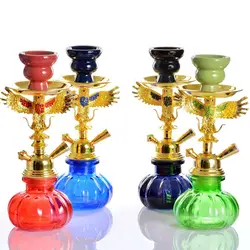 Arabian hawk shisha костюм дизайн Вода табак Набор уголь держатель кальян стеклянный кальян с чашей для курения кальян трубы