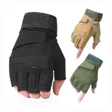 Тактические перчатки военные мужские перчатки для спорта на открытом воздухе, туризма, кемпинга, рыбалки, перчатки без пальцев для страйкбола