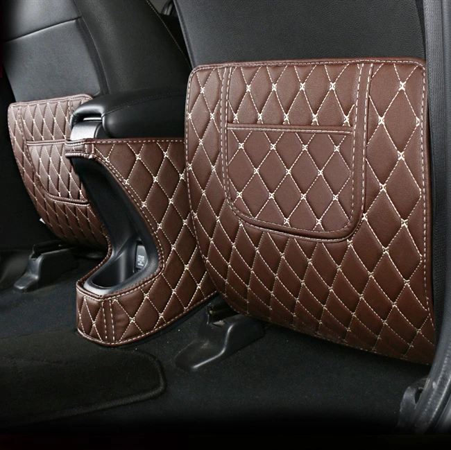 

Car Seat Kick Pad Seat Coffee Cover Back Protection Anti Abrasion Pad Anti Step Dirty Mat For Honda HRV RHD LHD 2016-2018
