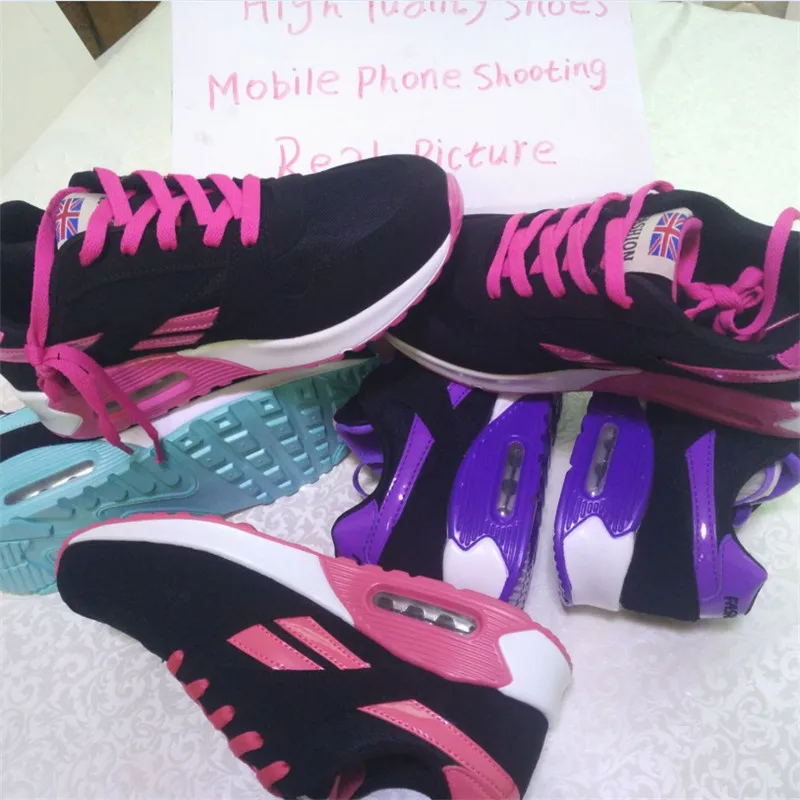 new 2018 Hot Sale Sport shoes woman Air cushion Running shoes for women Outdoor Summer Sneakers women Walking Jogging Trainers N