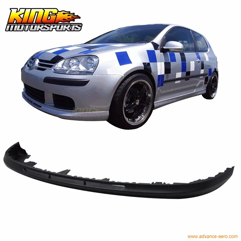 Подходит для 06-09 VW Golf 5 Mk5 Rabbit V-style передний бампер спойлер