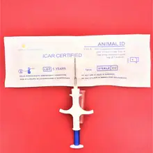 1,4*8 10 шт FDX-B ISO11784/785 RFID Id инжектор ПЭТ стекло тег микрочип шприц для животных Свинья Корова Крупный рогатый скот лошадь Собака Рыба чип