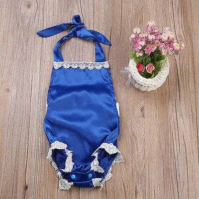bodysuit baby slik mono sunsuit backless infant sleeveless newborn lace summer