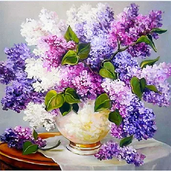 

DIY Diamond painting cross stitch Painting Crafts Diamond Embroidery Decoration Gifts 5D DIY Diamond Mosaic Flower basket