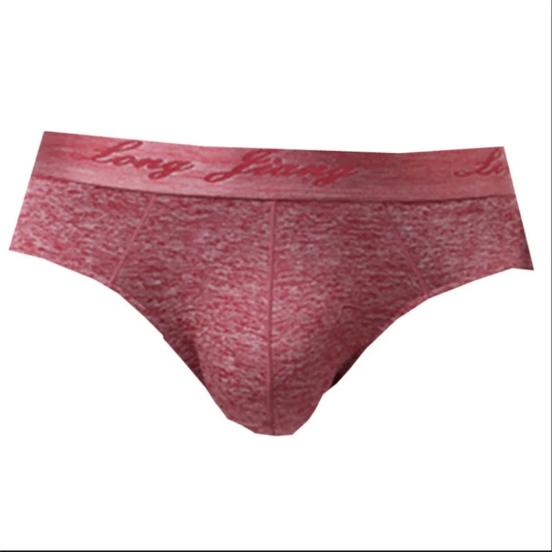 

Fast Free Express Male Mid-waist Underwear Comfortable Close Skin Gentleman U-convex Trendy Briefs