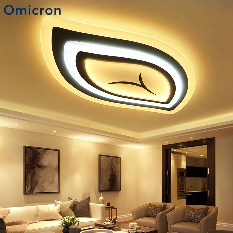 

Omicron Modern Warm LED Ceiling Lights Creative Leaves Lights For Living Room Bedroom Dining Room Home Decor Lighting