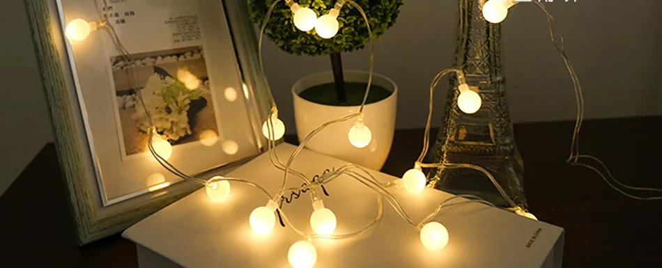 Waterproof LED Ball String Lamps 5
