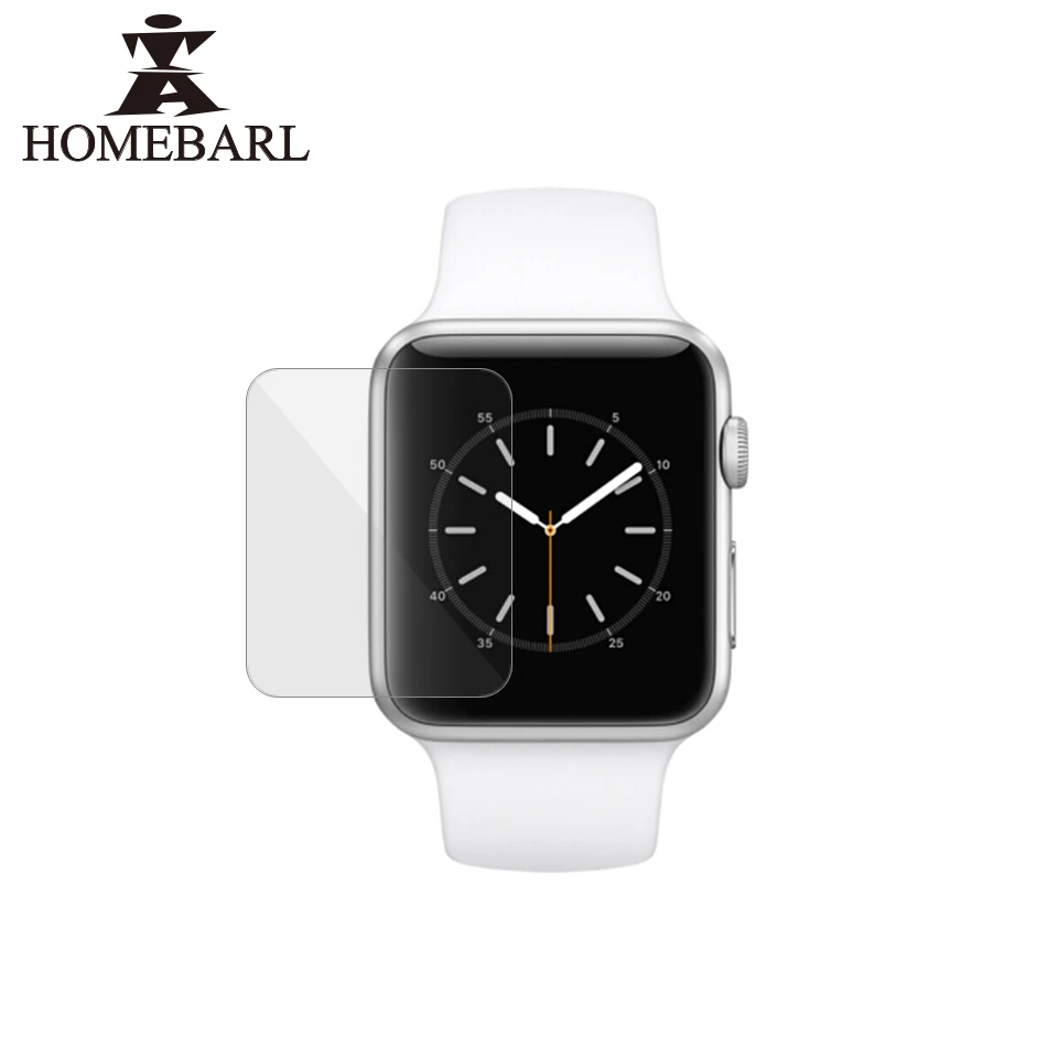 

HOMEBARL 0.3mm 9H Scratchproof Screen Protector Glass Film For Apple Smart Watch Series 1 2 3 4 38MM 40MM 42MM 44MM Smartwatch