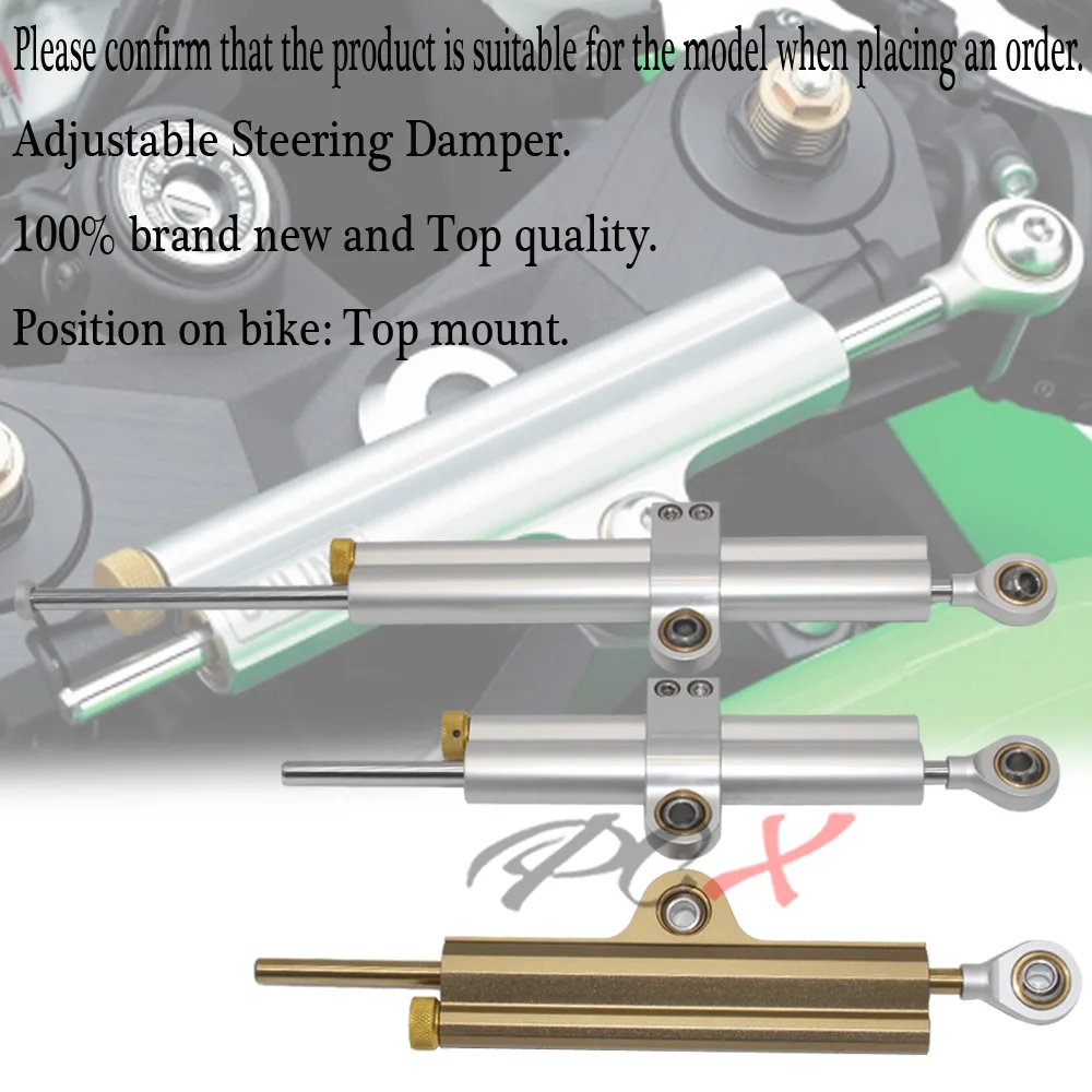 Для SUZUKI GSXR GSX-R 600 750 1000 HAYABUSA/GSXR1300 cnc-универсальный Алюминий мотоциклетные демпфер руля стабилизации безопасности Управление