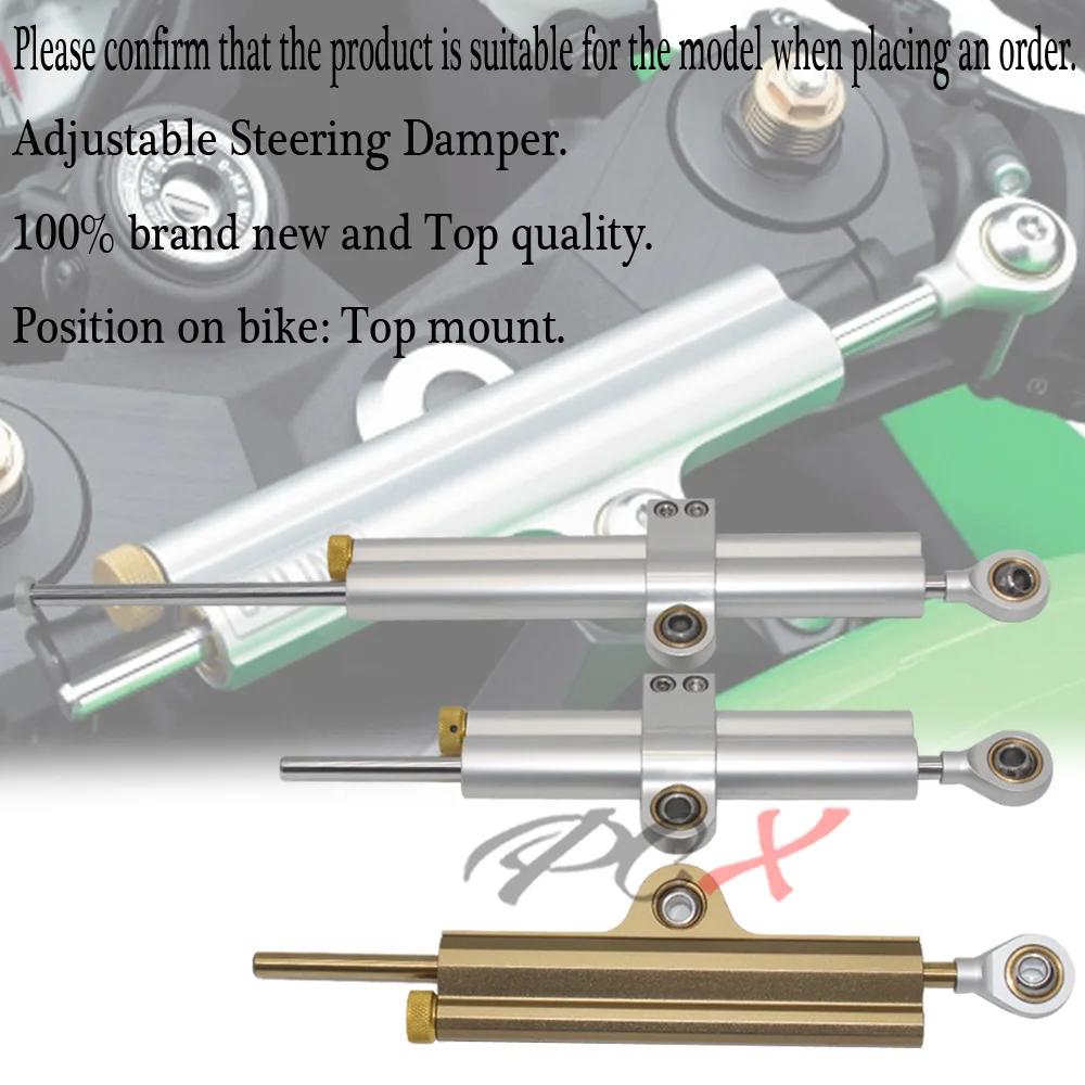 Для SUZUKI GSXR GSX-R 600 750 1000 HAYABUSA/GSXR1300 CNC Универсальный алюминиевый демпфер руля для
