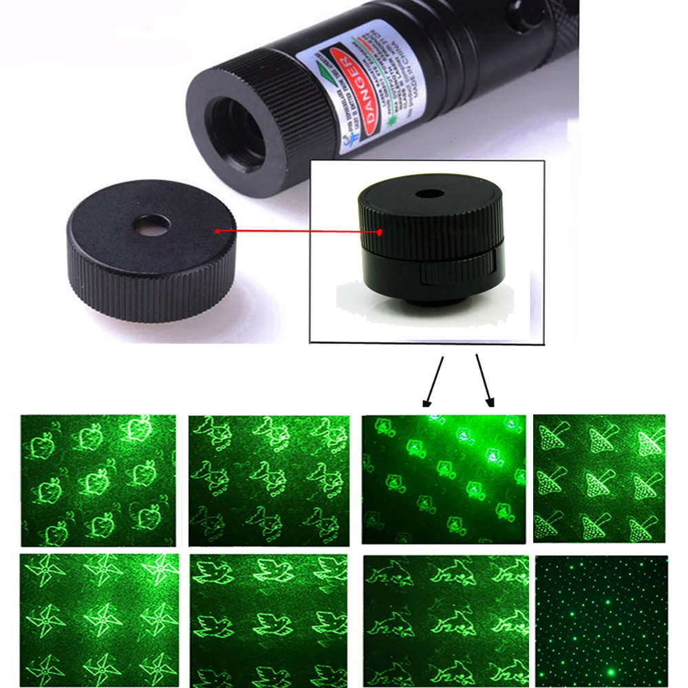 8 в 1 зеленая лазерная указка lazer hunting 532nm 5mW 10000m 303 лазерный регулируемый МОЩНЫЙ