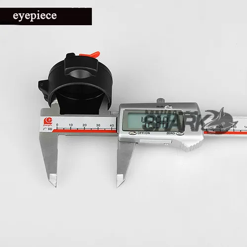 Тактический Черный цвет окуляр объективная линза исчезновение чистая область крышка подходит для универсального 40 мм прицел HS33-0087