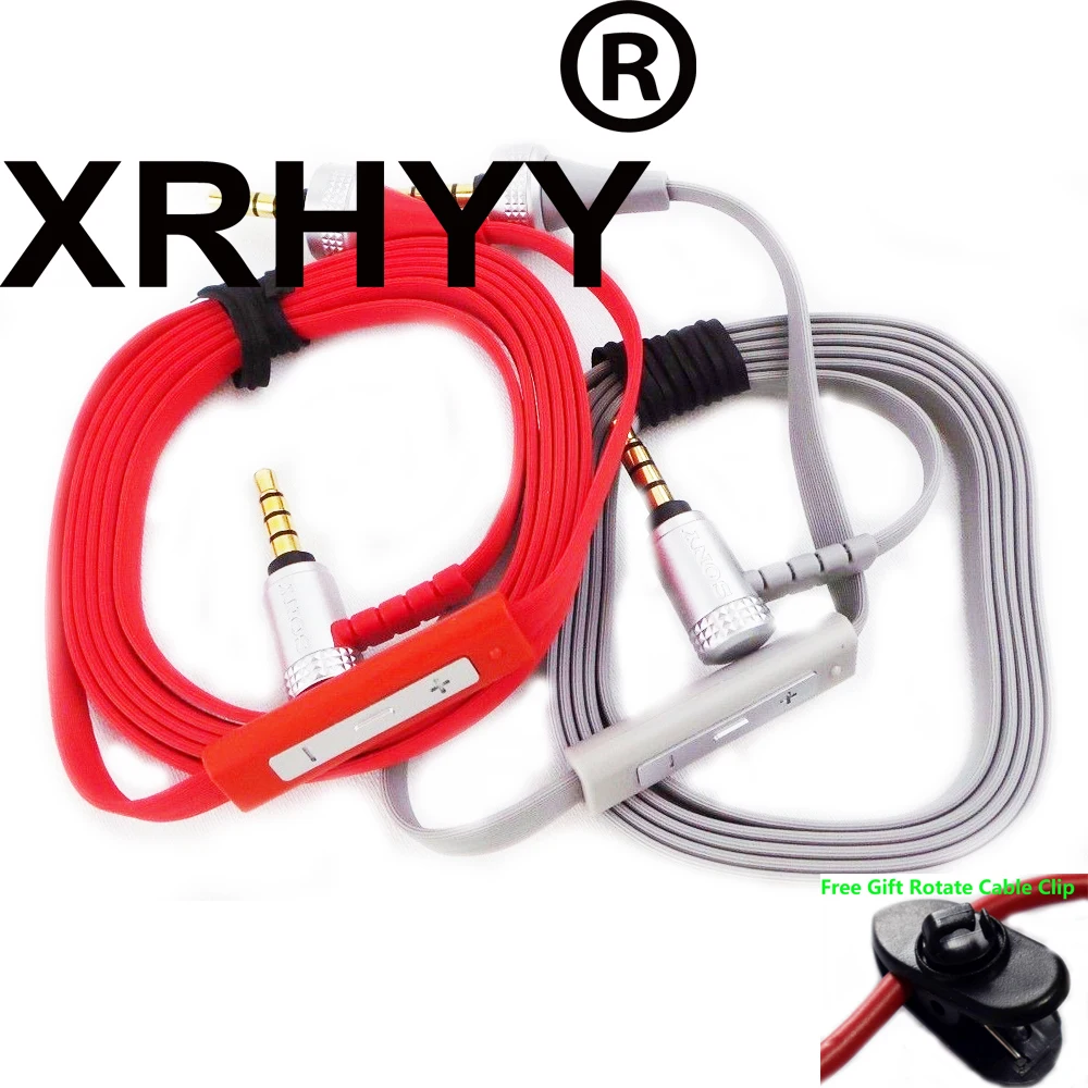 

XRHYY Replacement Audio Remote Mic Volume Control Aux 3.5mm Cable Wire Cord For Sony MDR-X10 MDR-XB920 MDR-X910 Headphones