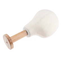 21 дюймов парики из натуральных волос Расширения делая Шапки шапки Дисплей холщовое покрытие манекен головы модель& 14 см Высота съемная деревянная подставка