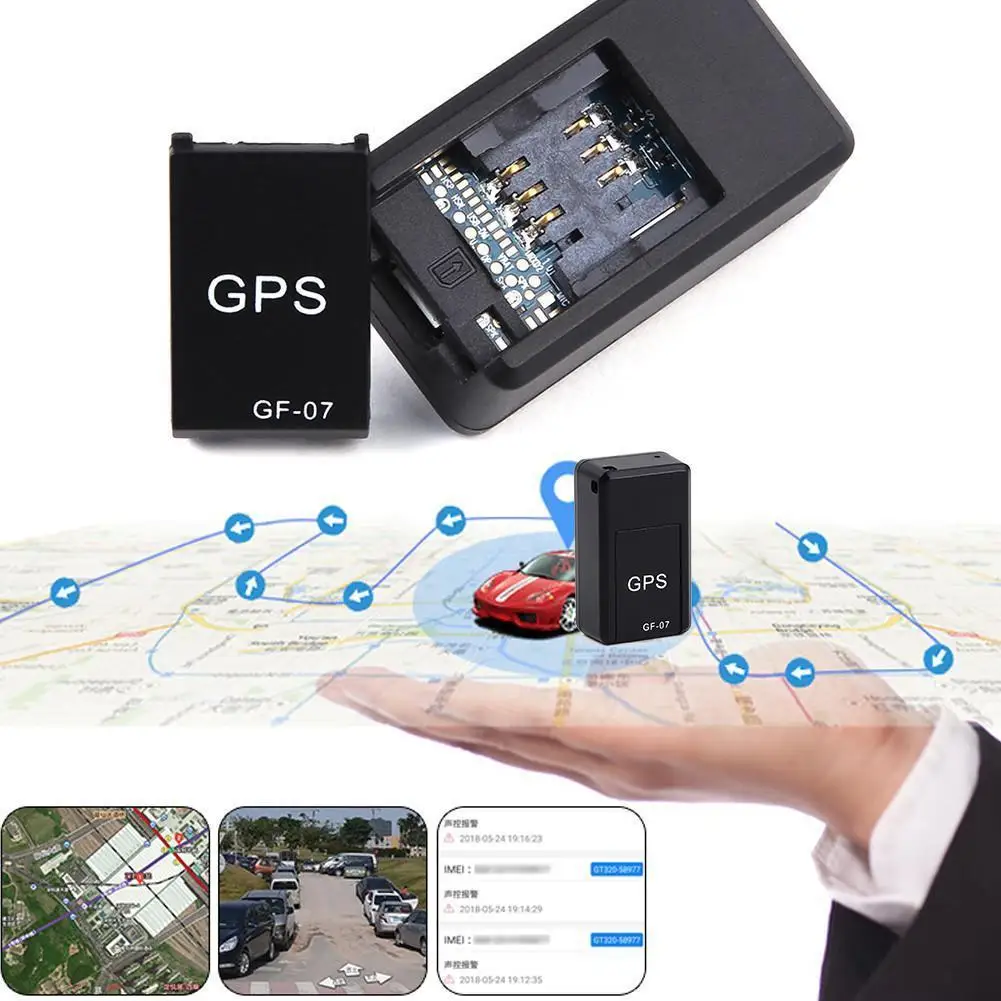 GF07 جهاز تتبع صغير بنظام تحديد المواقع سيارة المغناطيسي GPS لمكافحة خسر تسجيل جهاز تعقب السيارات gps المقتفي محدد تعقب