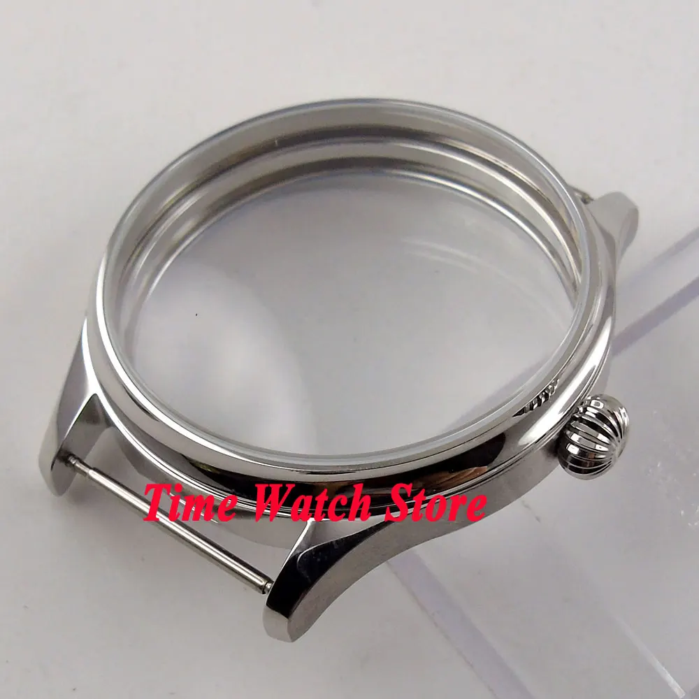 Чехол для часов 44 мм из полированной нержавеющей стали|watch band display case|watch stainless steel
