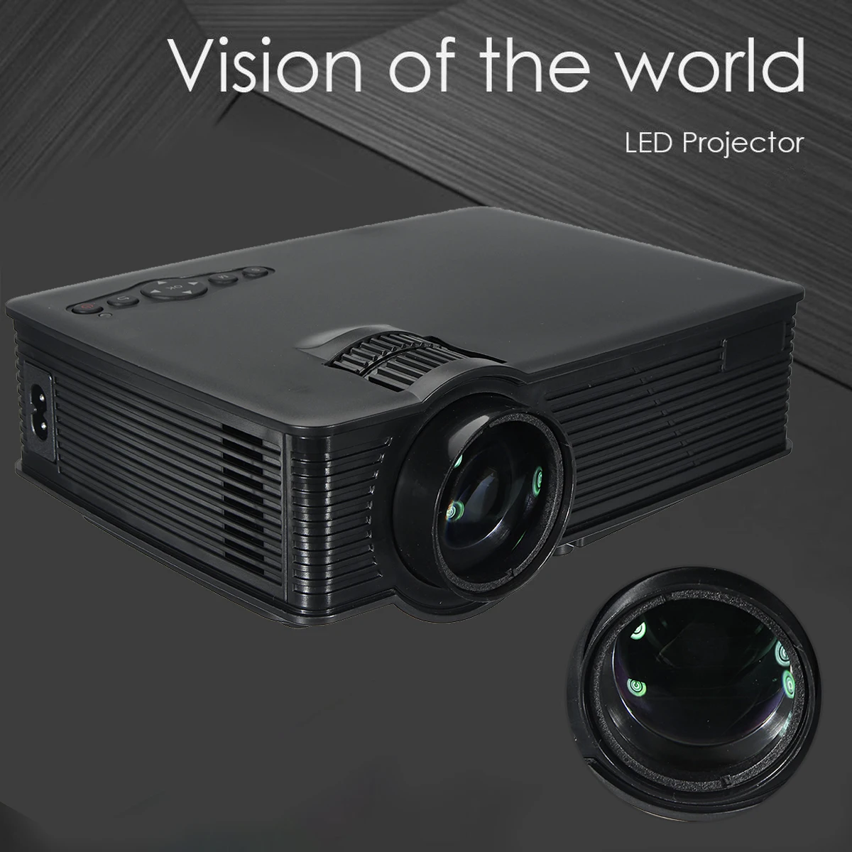 Thinyou GP-9 3000 Lumens WIFI LED Projector Black Mini Projector HDMI Digital Home Theater support multiple extensions Thinyou GP-9 3000 Lumens WIFI LED Projector Black Mini Projector HDMI Digital Home Theater support multiple extensions