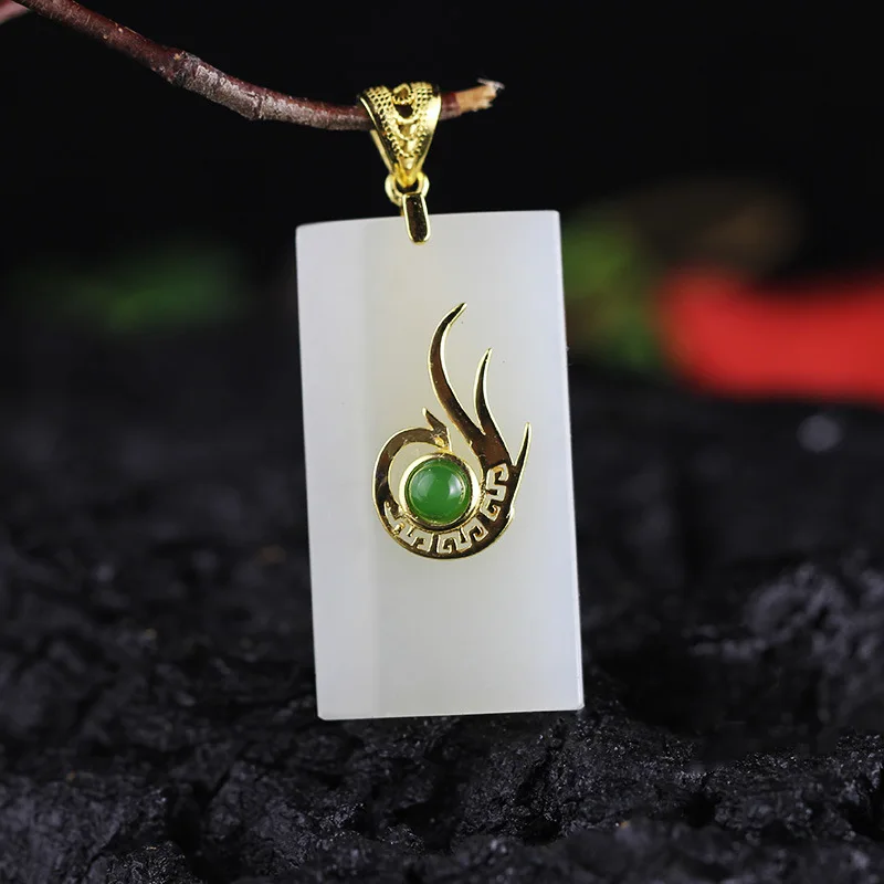 

New S925 pure silver gilt decoration new and unique lady Feng Yi Lai and Tian Yu Pendant with certificate