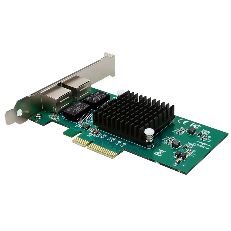 

DIEWU Dual port PCIe Gigabit Network Lan Adapter with Chipset Intel 82576 10/100/1000Mbps TXA030