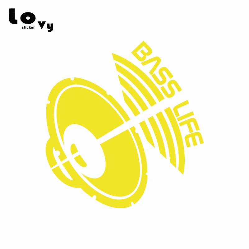 Сабвуфер бас жизнь виниловая Автомобильная наклейка/наклейка для автомобиля