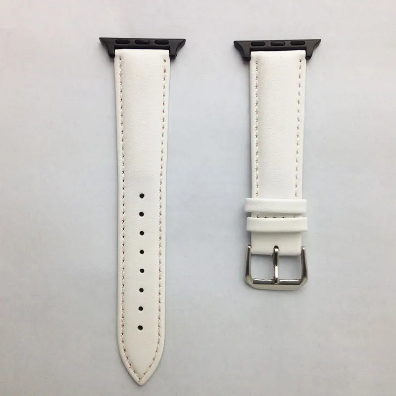 38 мм кожаный ремешок для часов импортирует яркую сторону Apple iwatch ремешок женские белые женские часы браслеты