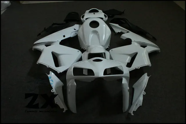 

Fairings Unpainted White+Black CBR600RR Fairings BodyWork Kit For HONDA CBR600RR 2005 2006 Injection mode Motorcycle ZXMT