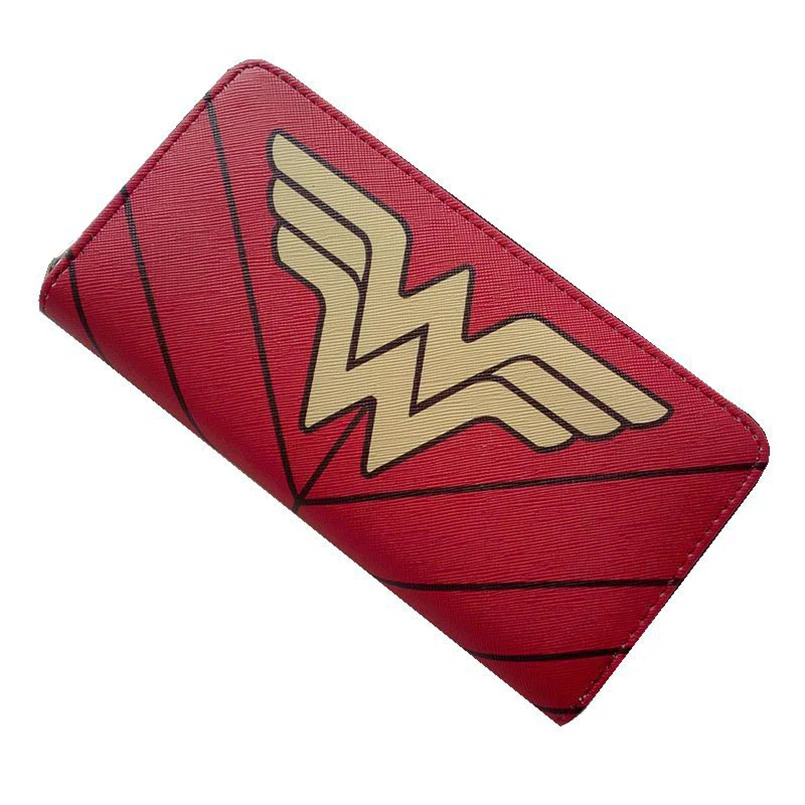 

wallet woman zipper for girls card travel wallet Movie Wonder Woman Wallet long