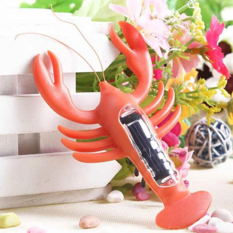 

Children's Solar Toys Lobster Novelty Funny Creative Simulation Insects Lobster Model Children's Puzzle Fun Tricks Science Gifts