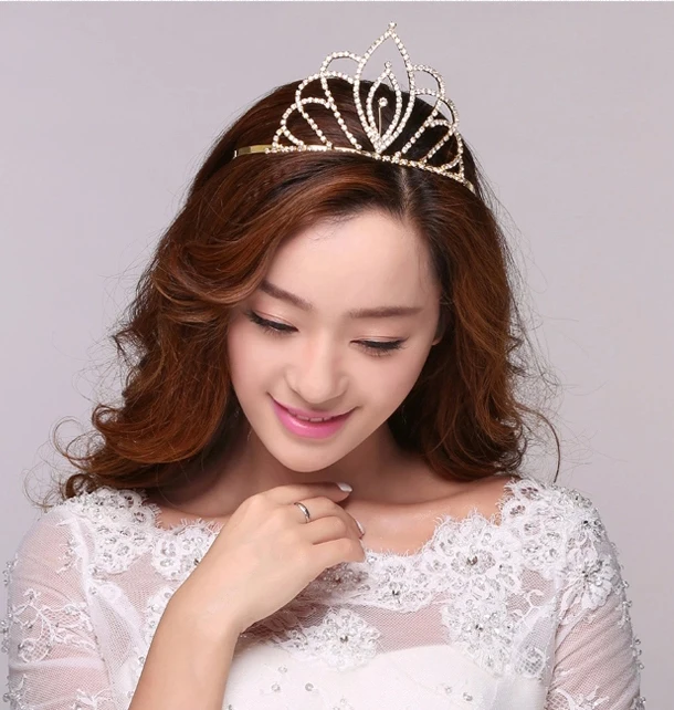 hair jewellery rhinestone woman tiaras and crowns bridal wedding crown