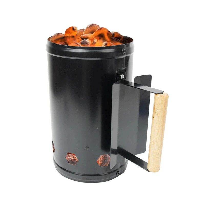 BARBECUE BBQ CHIMNEY STARTER CHARCOAL GRILL BUCKET RAPID QUICK FIRE
