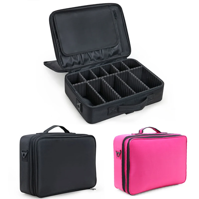 المهنية المرأة ماكياج المنظم سعة كبيرة متعدد الطبقات اللوح التجميل حقيبة حالة الجمال صالون الوشم مسمار أداة فنية بن المهنية المرأة ماكياج المنظم سعة كبيرة متعدد الطبقات اللوح التجميل حقيبة حالة الجمال صالون الوشم مسمار أداة فنية بن