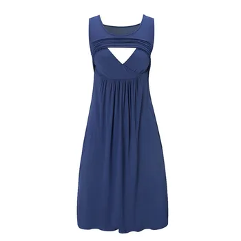 

Maternity Loose Pregnancy Women Pregnant Maternity Stripe Tunic Breastfeeding Summer Maternity Dress a509