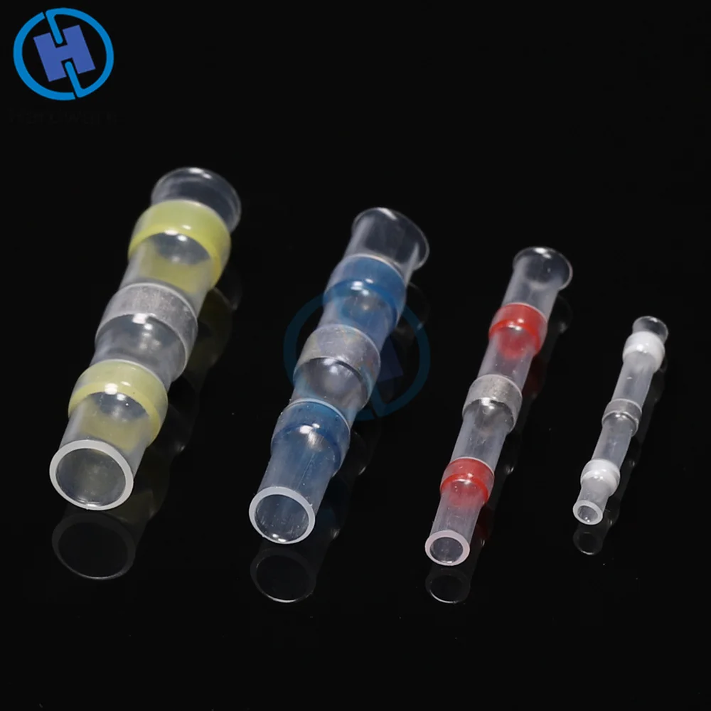 

10/20/30/PC Heat Shrink Butt Wire Connectors Waterproof Tinned Copper Solder Seal Terminals AWG 26-10 SST-S11 S21 S31 S41