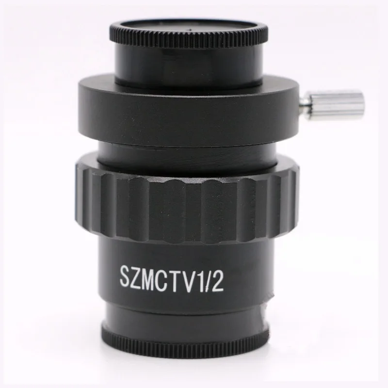 0.5X C-mount Relay Lens Adapter Reduction Lens f/ Trinocular Stereo Microscope 1/2 CTV CCD Industrial Camera SZMCTV1/2 Connector