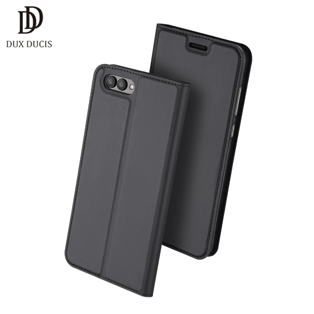 

DUX DUCIS Leather Flip Case for huawei honor V10 Wallet Capa business Book phone Cover case for huawei honor V10 case