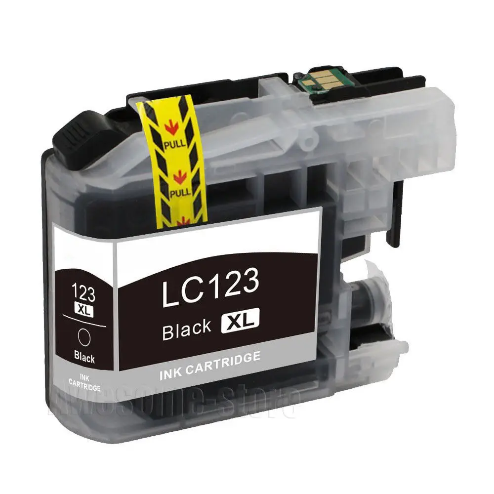 Картриджи с чернилами LC123 XL совместимые Brother со штифтом MFC J4410DW J4510DW|Чернильные
