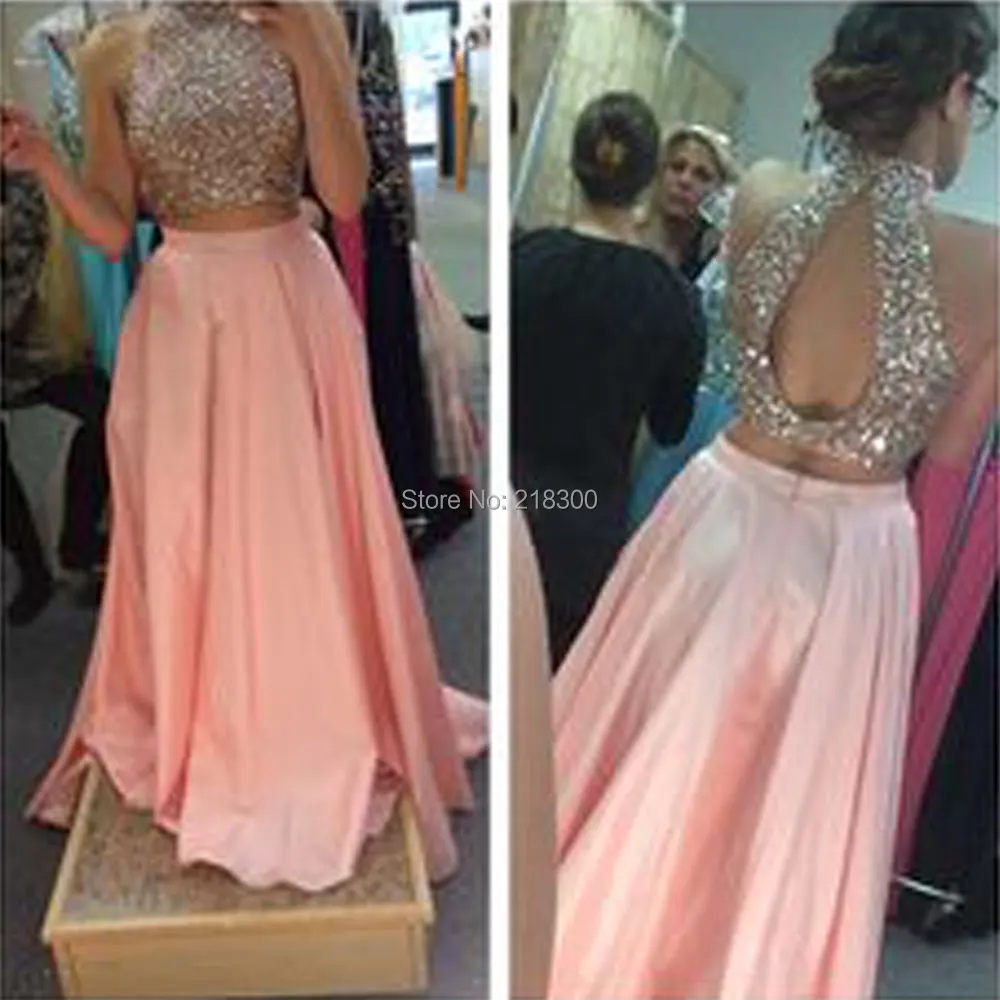 Peach Pageant Dress