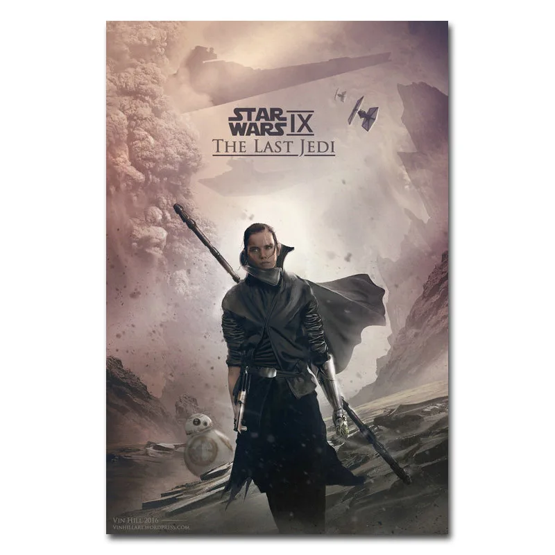 The Last Jedi Movie Art Silk Cloth poster 13x20 24x36 inch 015 Star Wars