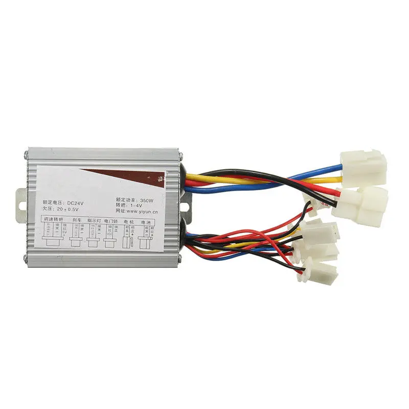 24V 350W алюминиевый мотор электического скутера щетка Скорость контроллер для автомобиля велосипед аксессуары для электрического велосипеда