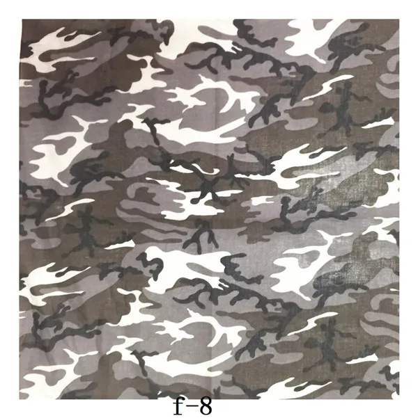 Camo military Hip-hop Cotton Blended Brand Bandanas For Men Women Magic Head Scarf Scarves Wristscarf Accessories For Men Woman head scarves for men